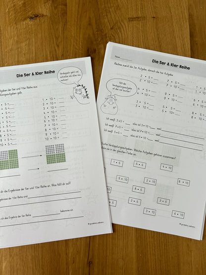 Übungshefte Einmaleins