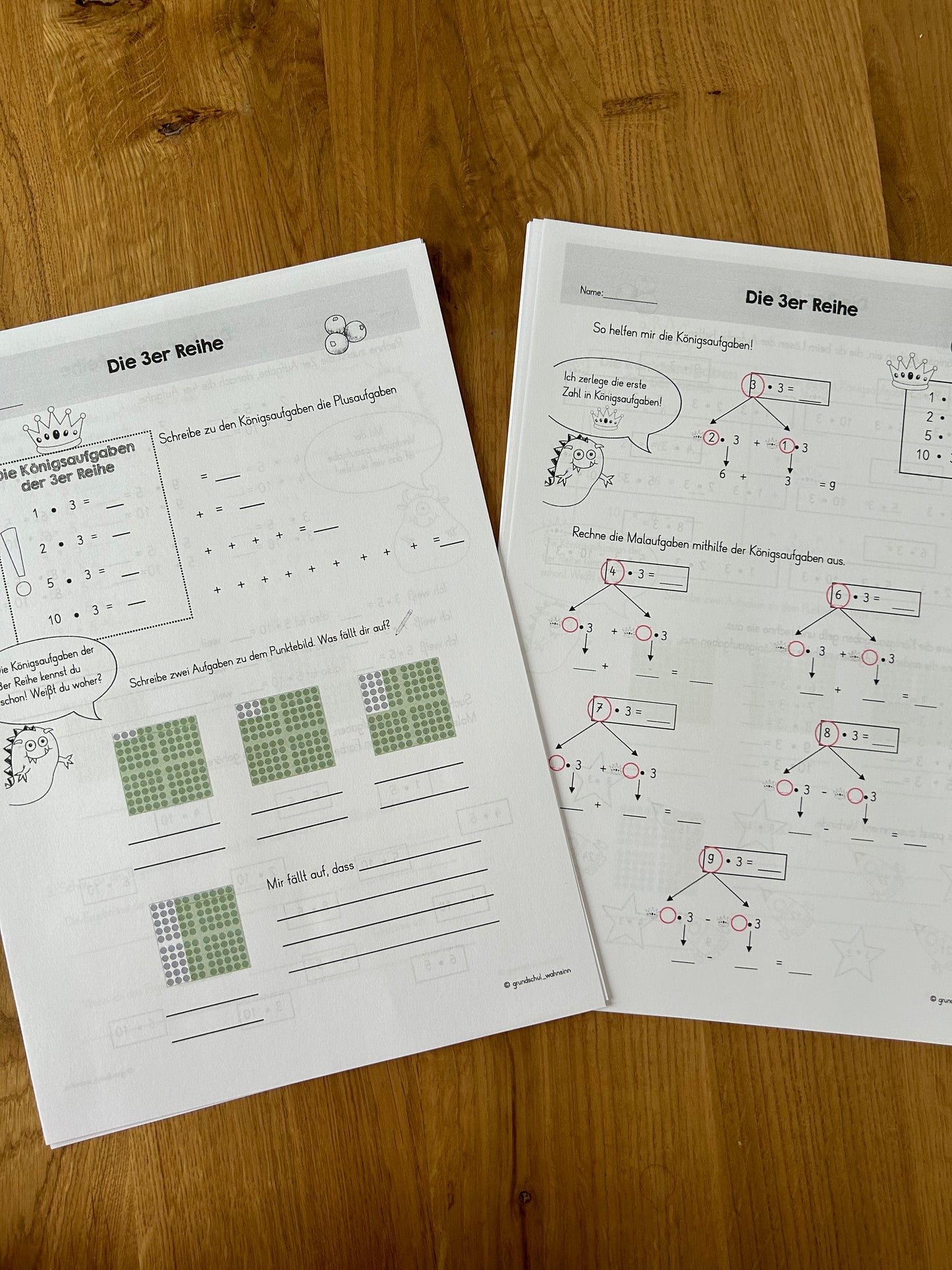 Übungsheft - Königsaufgaben Einmaleins