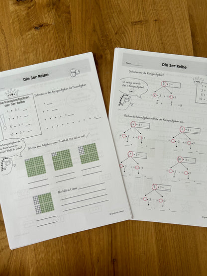 Übungsheft - Königsaufgaben Einmaleins