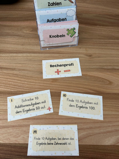 Mathe to go - Freiarbeit für Klasse 2