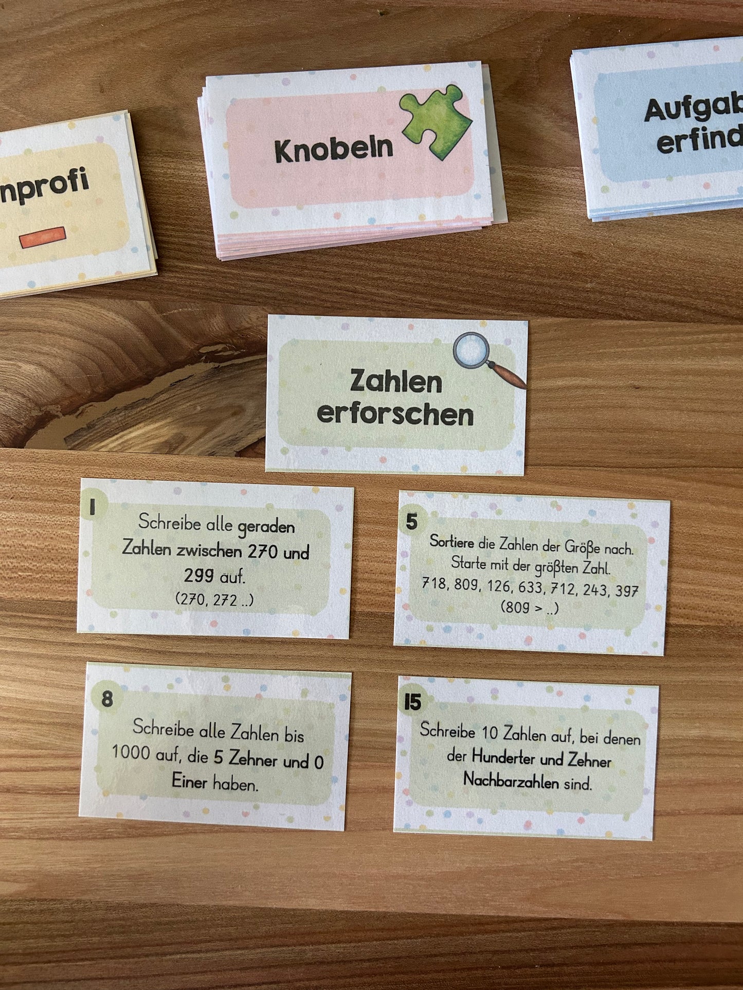 Mathe to go - Freiarbeit Zahlenraum 1000