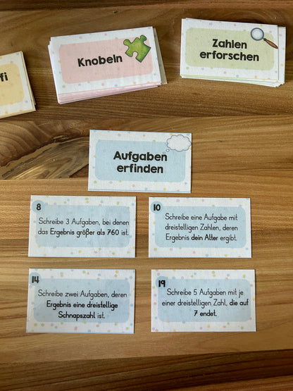 Mathe to go - Freiarbeit Zahlenraum 1000