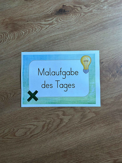 Malaufgabe des Tages - Kl.2