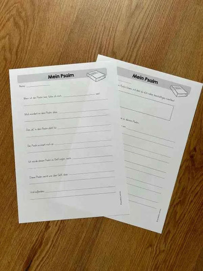 Gottesvorstellungen anhand von Psalmen erweitern