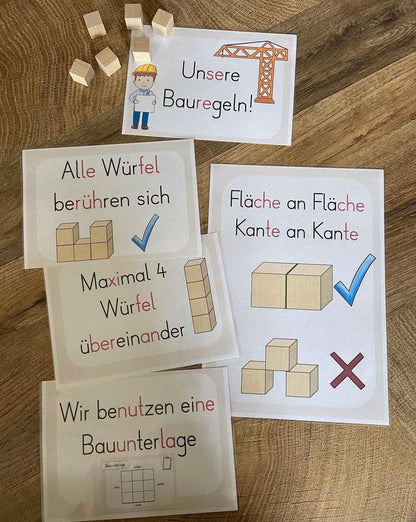 Unterrichtseinheit: Würfelgebäude Kl.2
