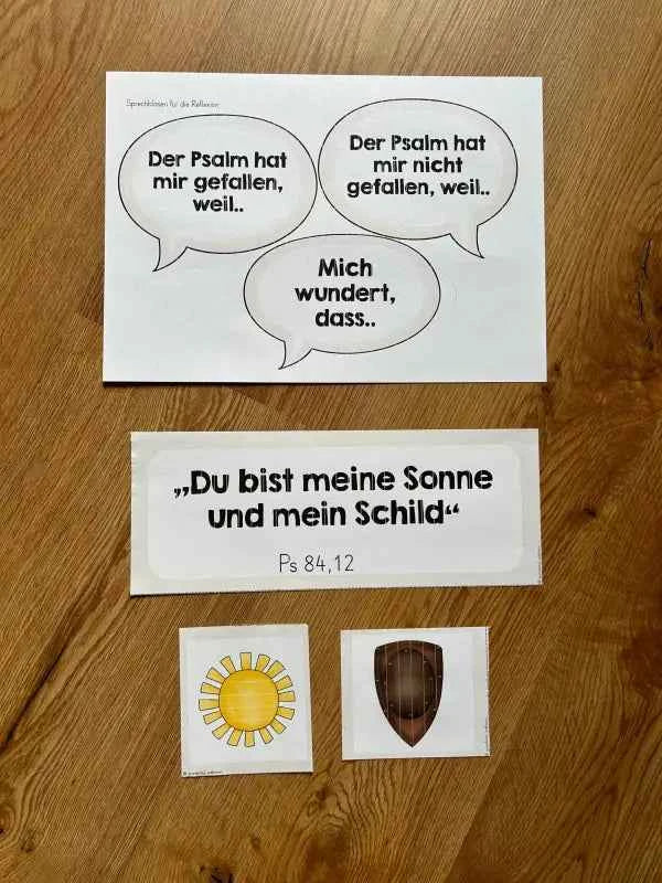 Gottesvorstellungen anhand von Psalmen erweitern
