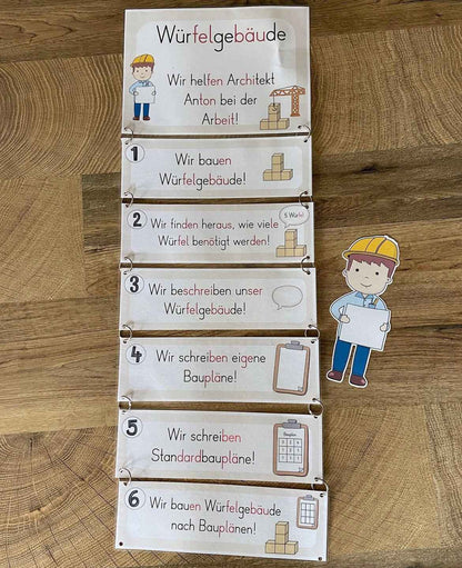 Unterrichtseinheit: Würfelgebäude Kl.2