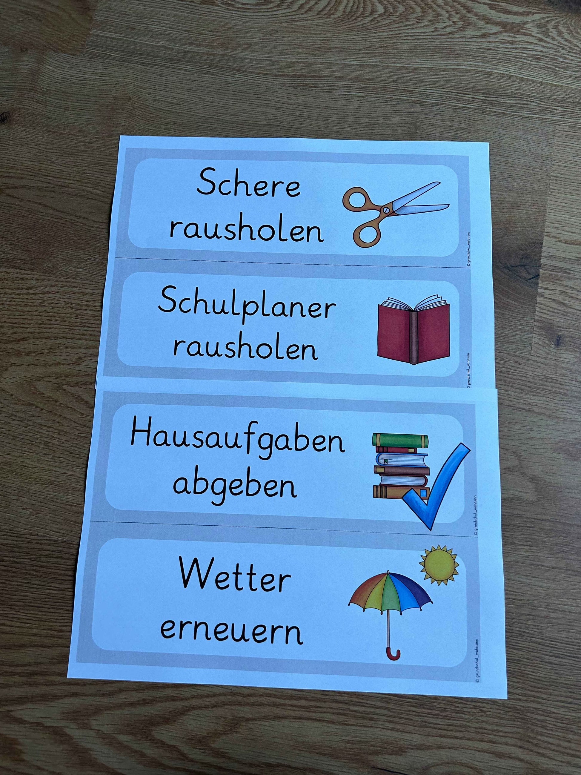Startklar in den Tag - Classroom Management