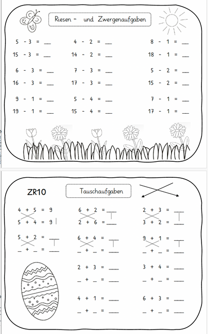 Mathe Grundschule Aufgaben