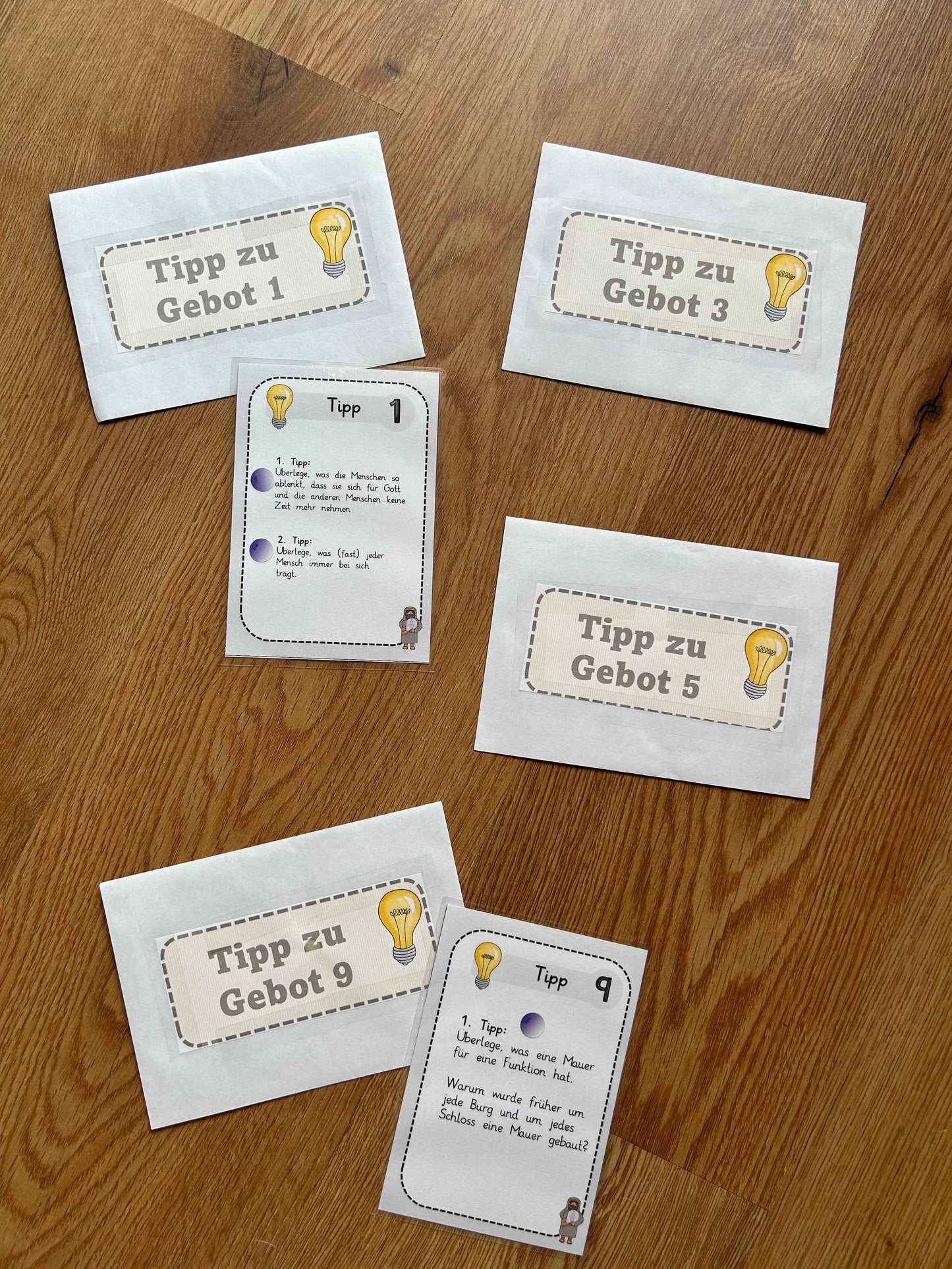 Die 10 Gebote - Lerntheke