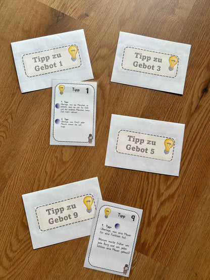 Die 10 Gebote - Lerntheke