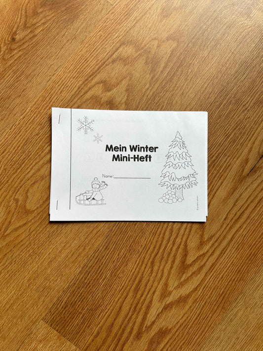 Winter Mini-Heft - Klasse 2 (Mathe)